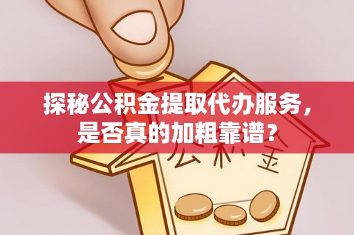 天等探秘公积金提取代办服务，是否真的加粗靠谱？