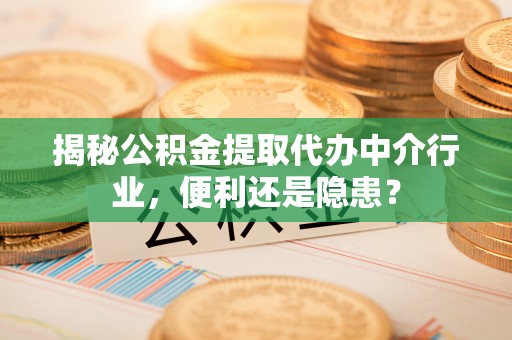 天等揭秘公积金提取代办中介行业，便利还是隐患？