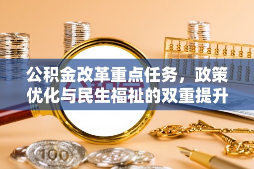 天等公积金改革重点任务，政策优化与民生福祉的双重提升