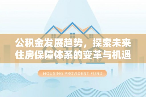天等公积金发展趋势，探索未来住房保障体系的变革与机遇