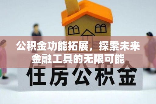 天等公积金功能拓展，探索未来金融工具的无限可能