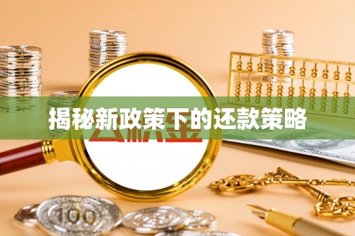 天等揭秘新政策下的还款策略