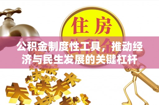 天等公积金制度性工具，推动经济与民生发展的关键杠杆