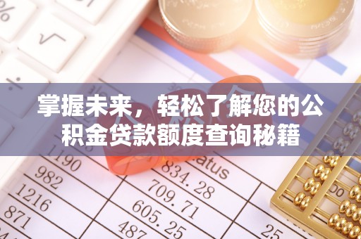 天等掌握未来，轻松了解您的公积金贷款额度查询秘籍