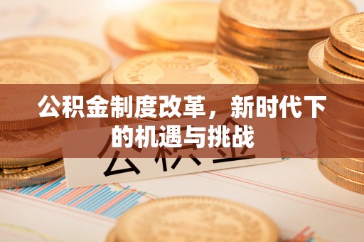 天等公积金制度改革，新时代下的机遇与挑战