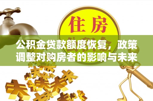 天等公积金贷款额度恢复，政策调整对购房者的影响与未来展望