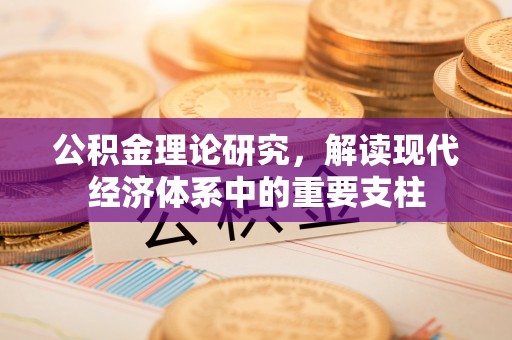 天等公积金理论研究，解读现代经济体系中的重要支柱