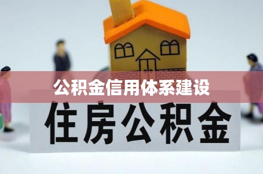 天等公积金信用体系建设