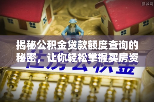 天等揭秘公积金贷款额度查询的秘密，让你轻松掌握买房资金规划