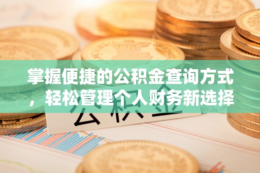 天等掌握便捷的公积金查询方式，轻松管理个人财务新选择