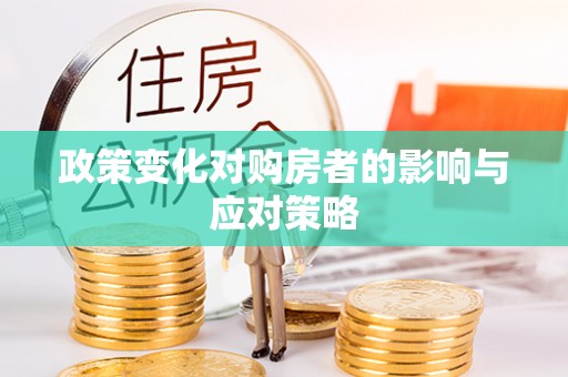 天等政策变化对购房者的影响与应对策略