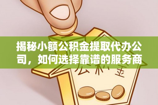 天等揭秘小额公积金提取代办公司，如何选择靠谱的服务商？