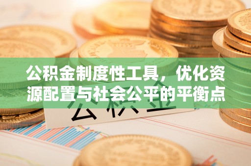 天等公积金制度性工具，优化资源配置与社会公平的平衡点