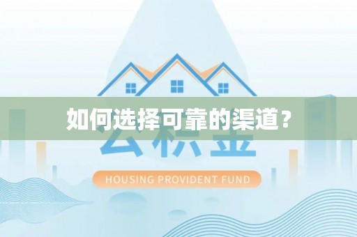 天等如何选择可靠的渠道？